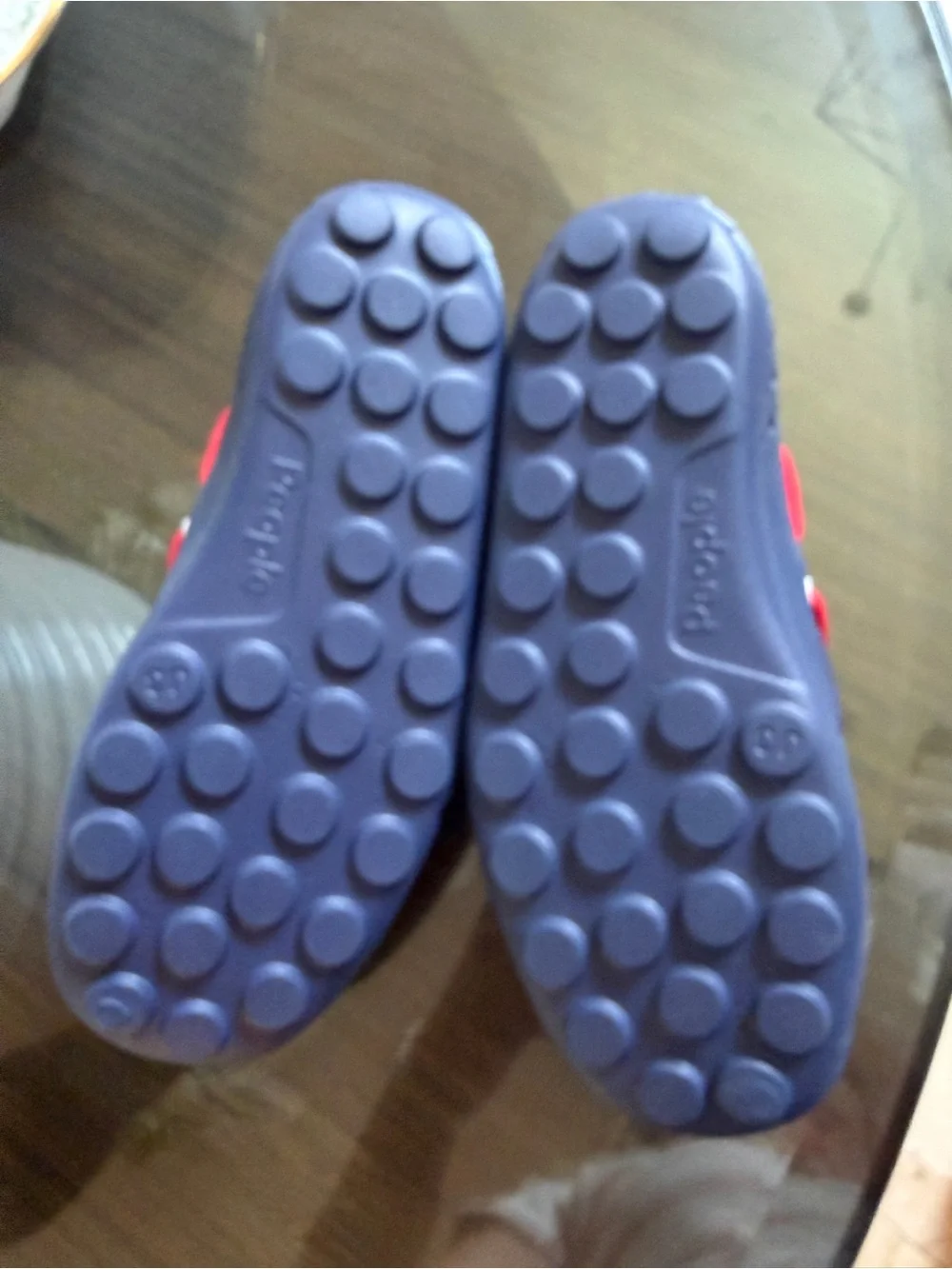 People Footwear Senna Kids Navy & Red Boat Shoes – Never Worn